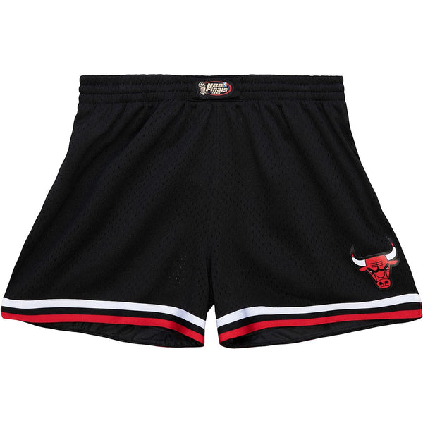 Mitchell & Ness Black Chicago Bulls Womens Jump Shot Shorts
