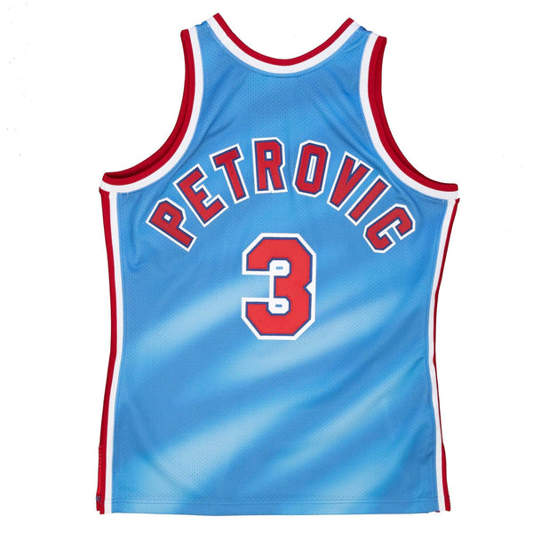 Mitchell & Ness 1990-91 New Jersey Nets Drazen Petrovic Authentic Jersey