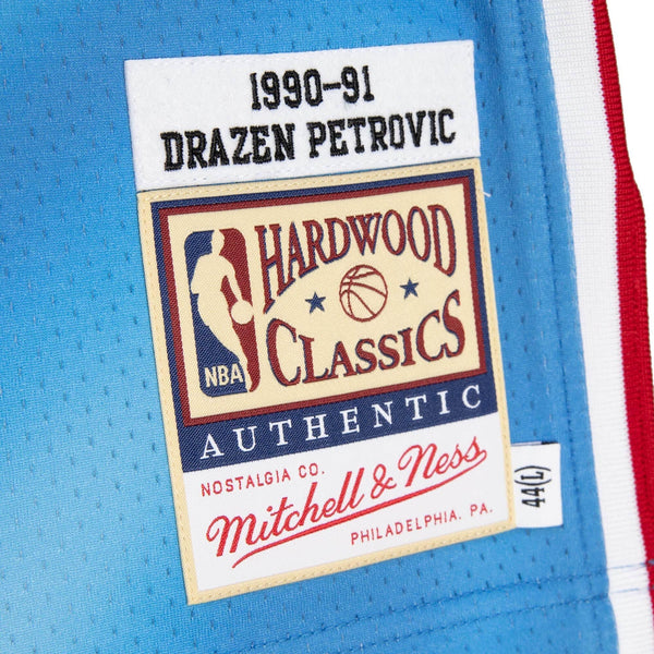 Mitchell & Ness 1990-91 New Jersey Nets Drazen Petrovic Authentic Jersey