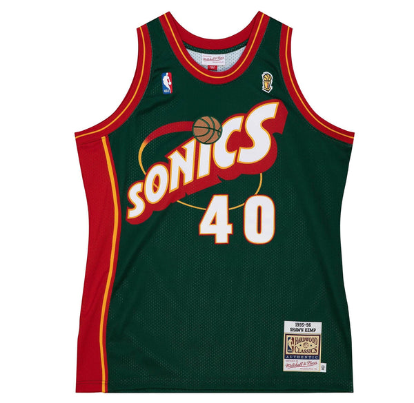 Mitchell & Ness 1995-96 Seattle Supersonics Shawn Kemp Authentic Jersey