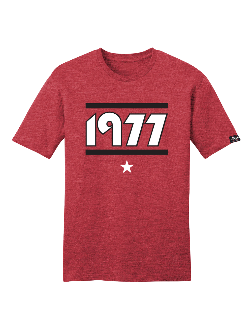 Almanac Heather Red 1977 Portland Tee