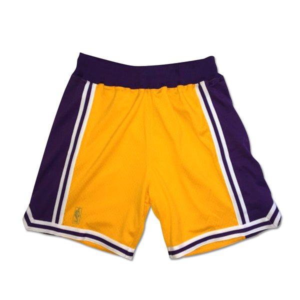 Mitchell & Ness 1996-97 Los Angeles Lakers (Gold Body) Authentic Short –  The Almanac Brand
