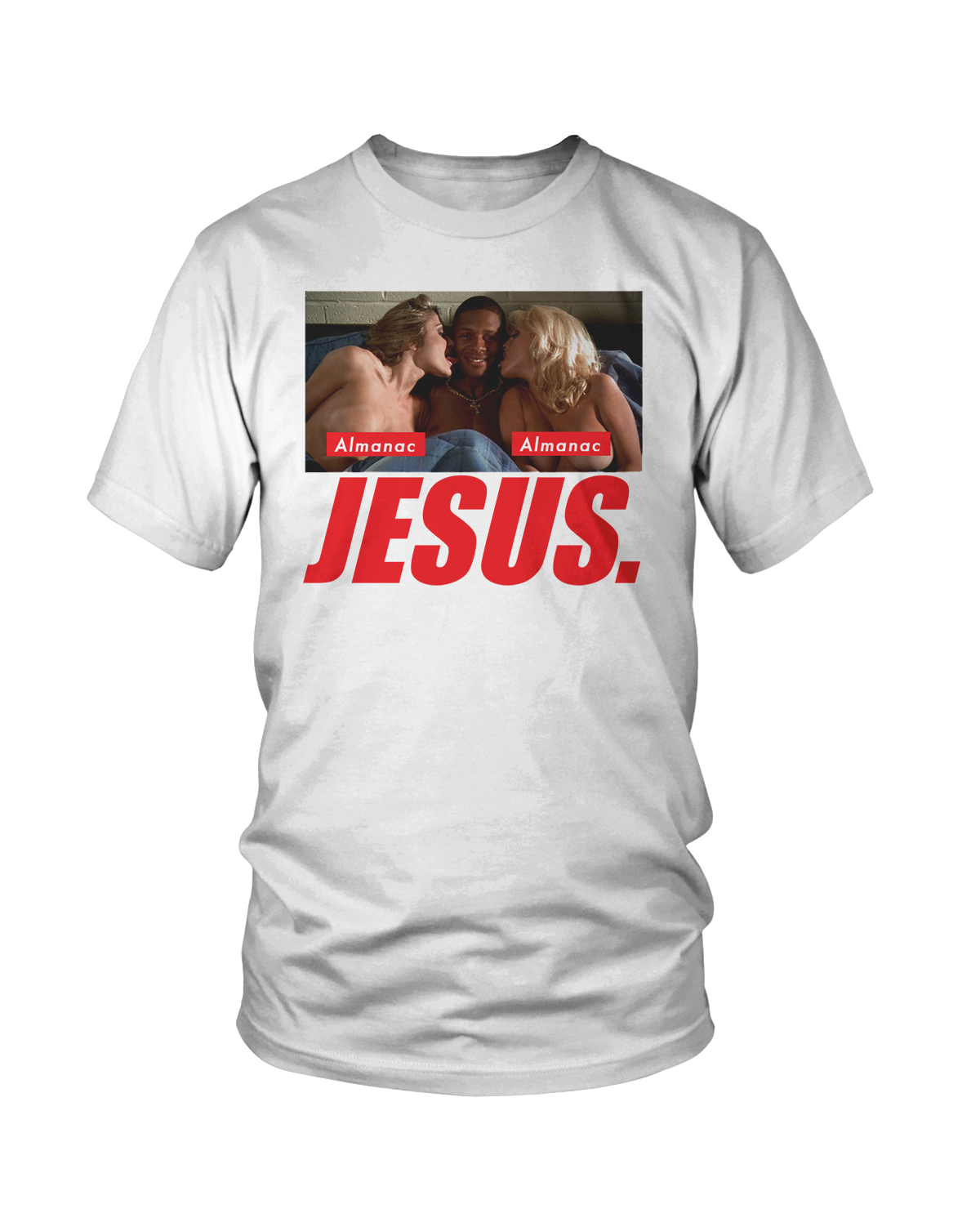 Almanac White JESUS Tee