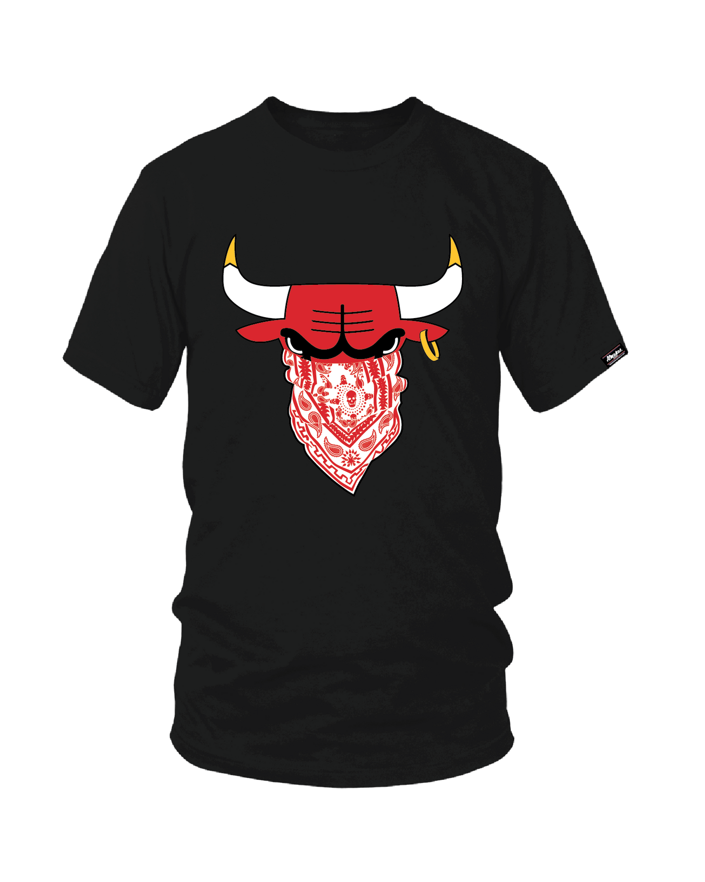 Almanac Black Bulls Tee
