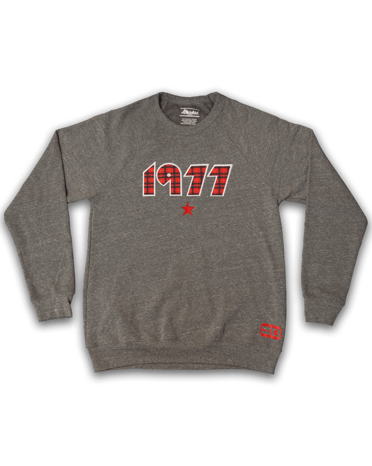 Almanac 1977 Portland Crewneck Sweatshirt (Plaid)