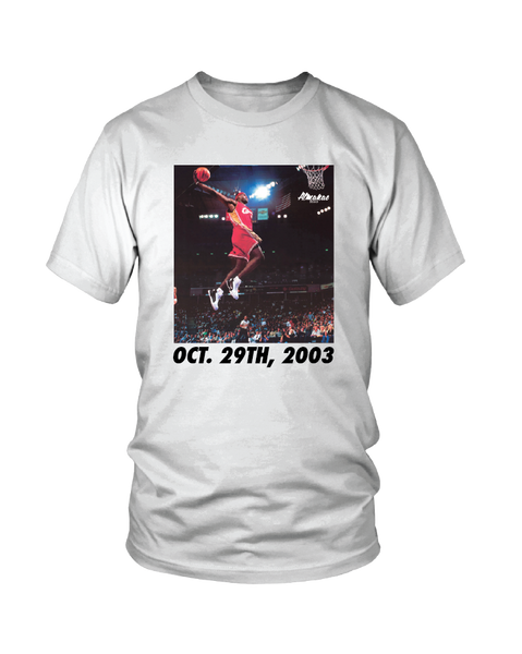Almanac White Lebron Oct 29 2003 Tee