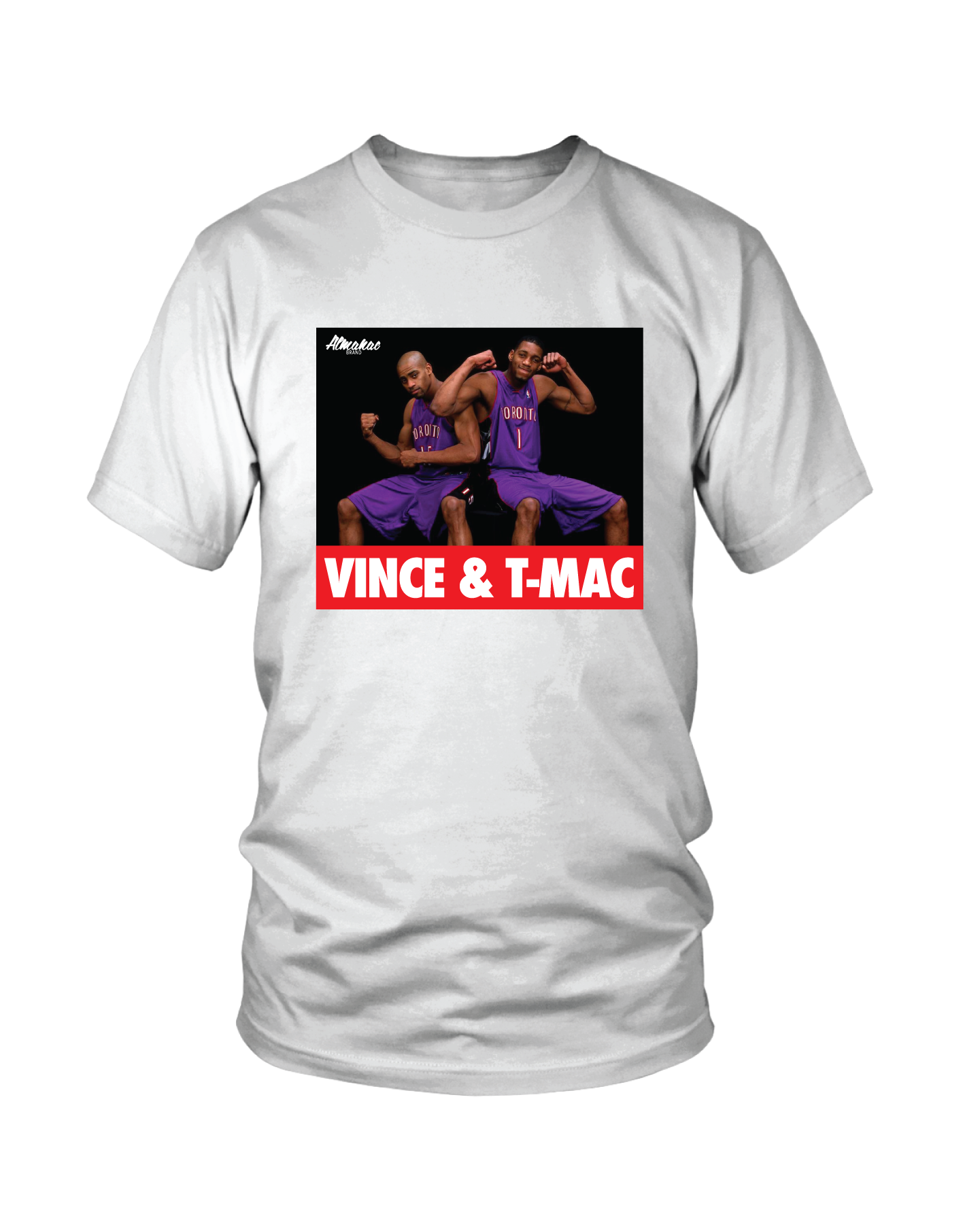 The Almanac Brand White Vince and T-Mac Tee