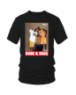 The Almanac Brand Black Kobe and Shaq Tee