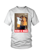 The Almanac Brand White Kobe and Shaq Tee