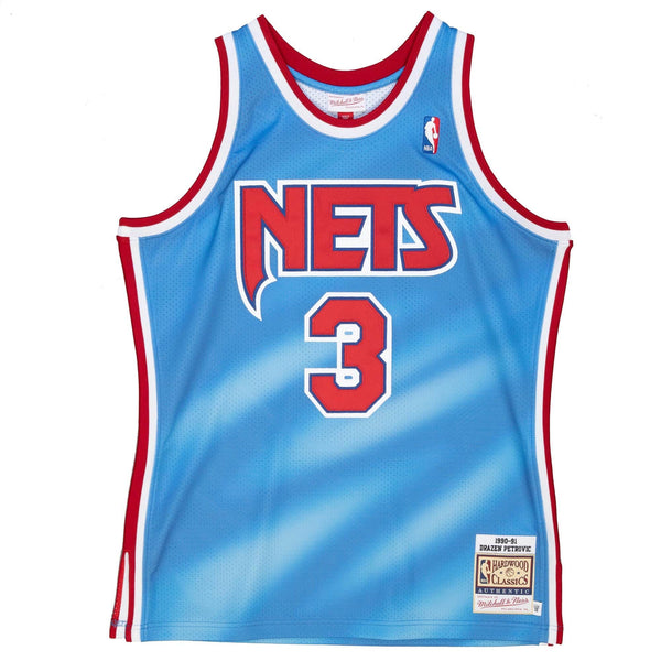 Mitchell & Ness 1990-91 New Jersey Nets Drazen Petrovic Authentic Jersey
