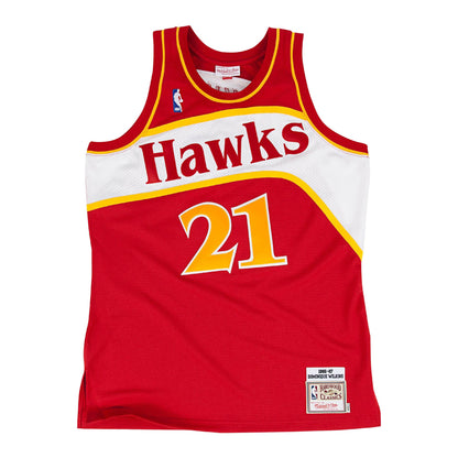 Mitchell & Ness 1986-87 Jersey Hawks Dominique Wilkins Authentic Jersey