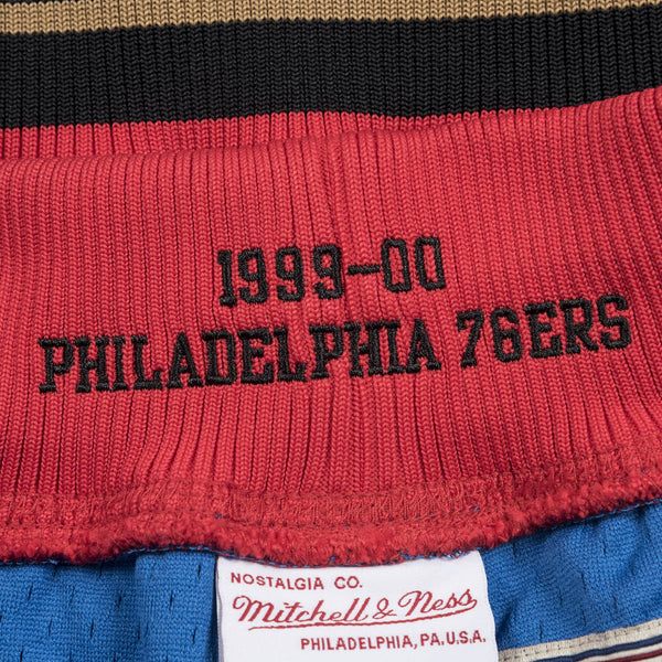 Mitchell & Ness Philadelphia 76ers Authentic Nba Shorts in Blue