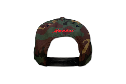 KOBE Big Red Box Logo Snapback Cap