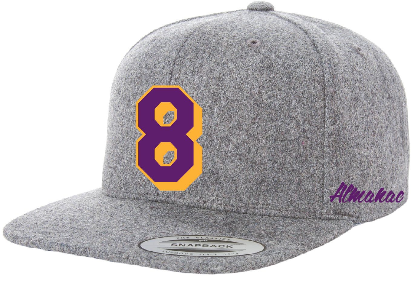 Almanac KOBE #8 Snapback Cap