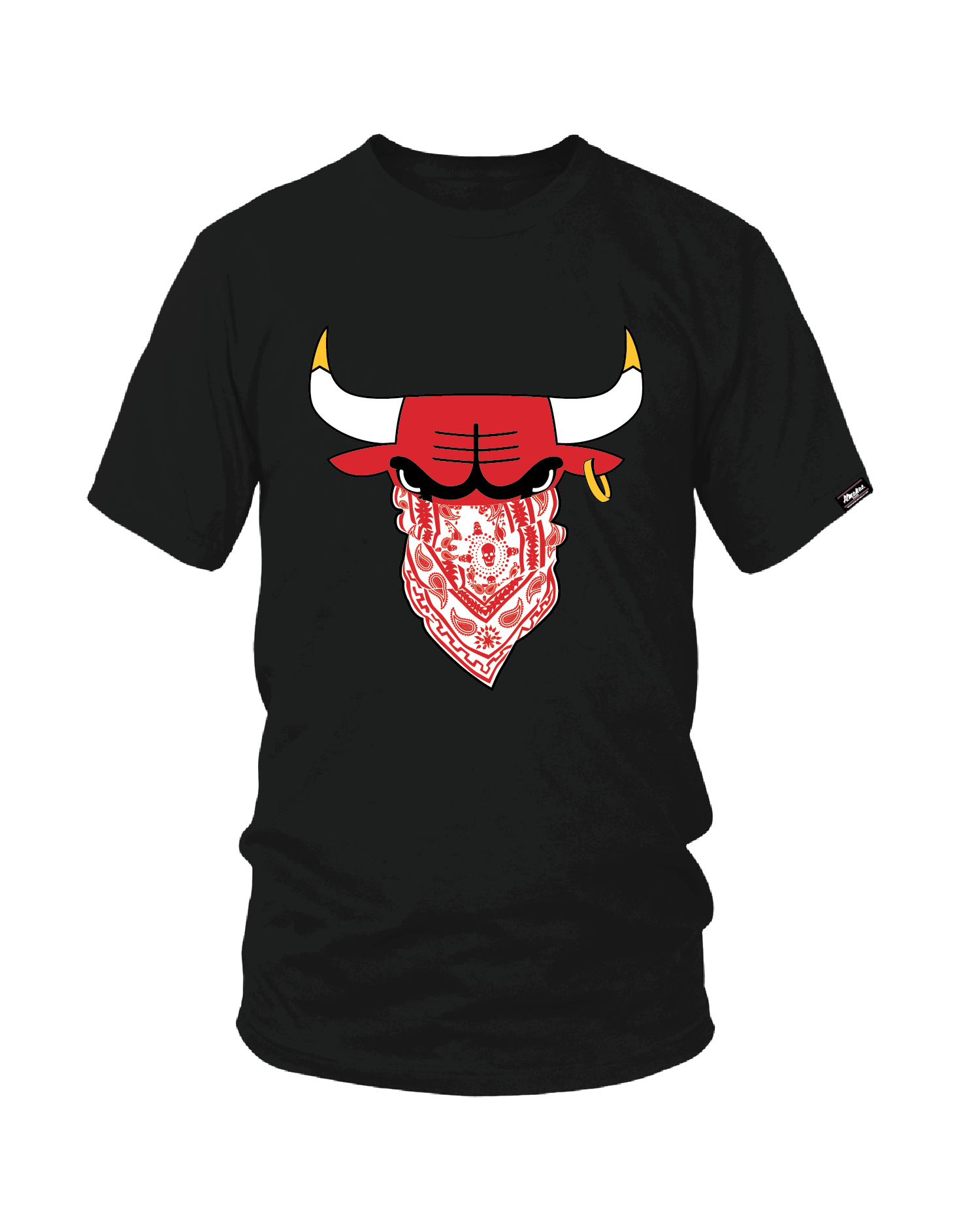 Almanac Black Bulls Tee