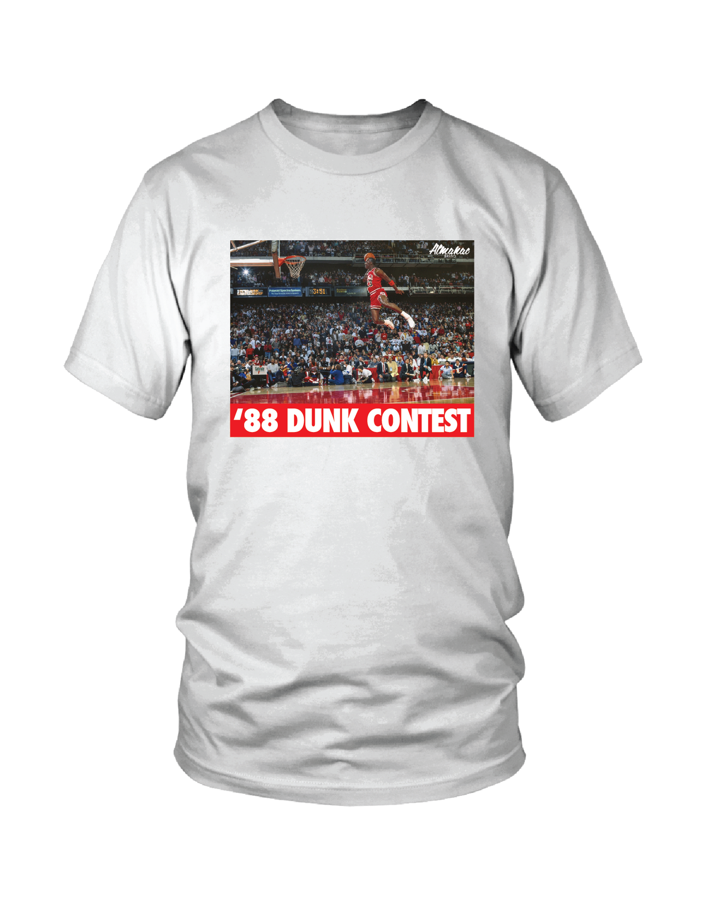 Almanac White 88 Dunk Contest Tee