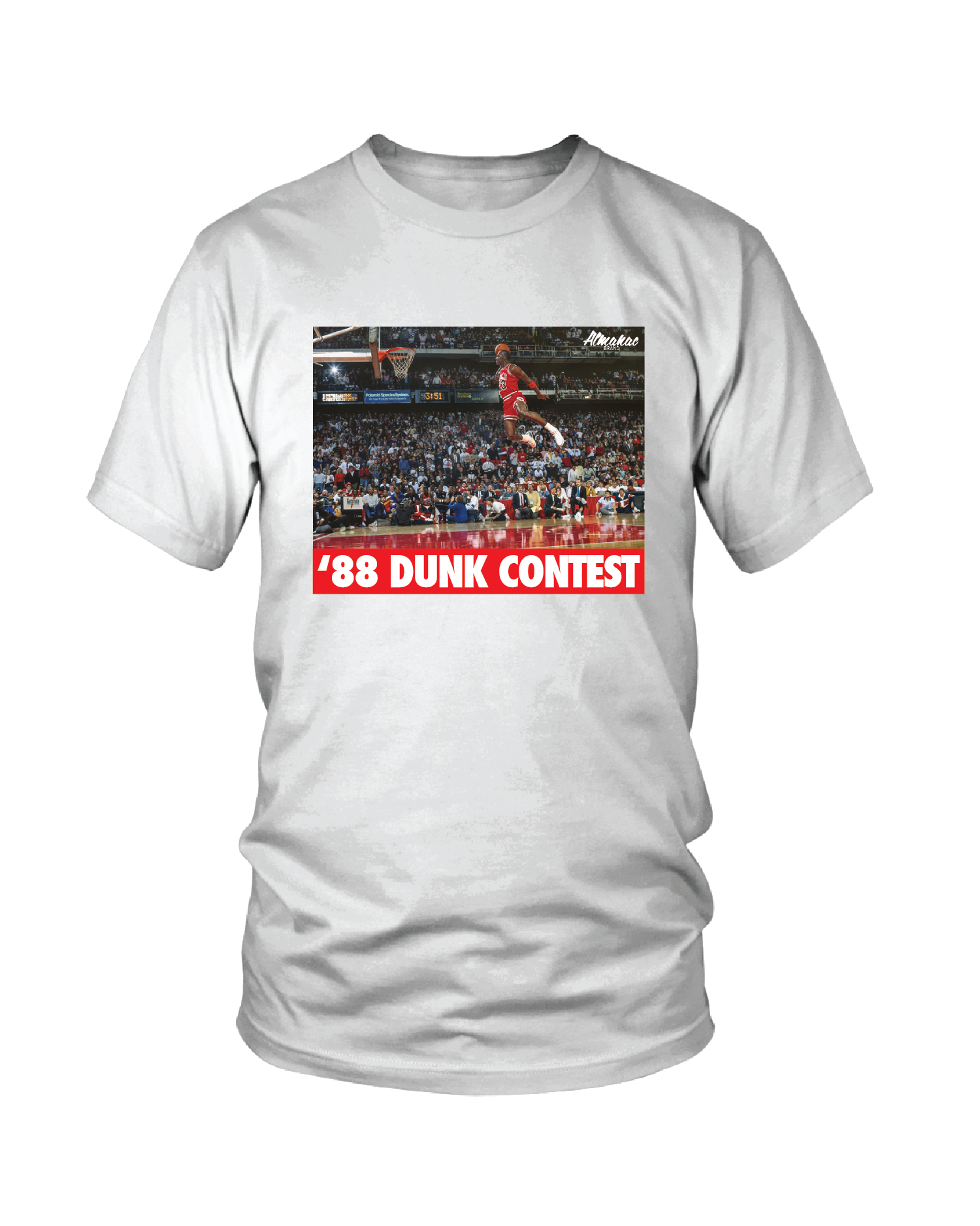 Almanac White 88 Dunk Contest Tee