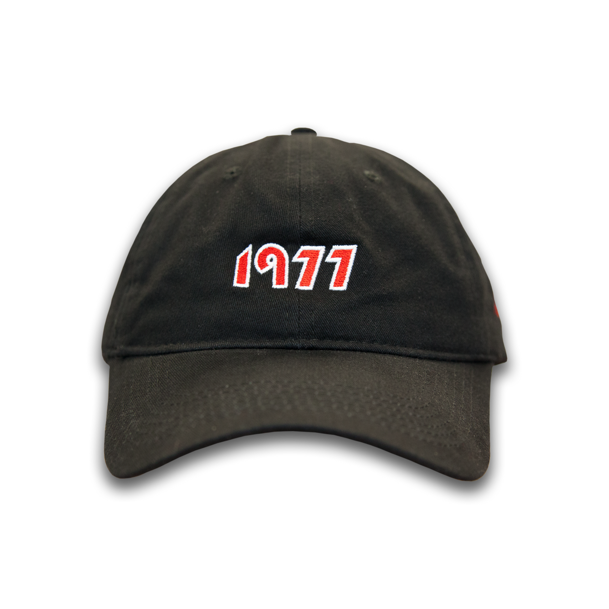 Almanac Black 1977 Dad Hat