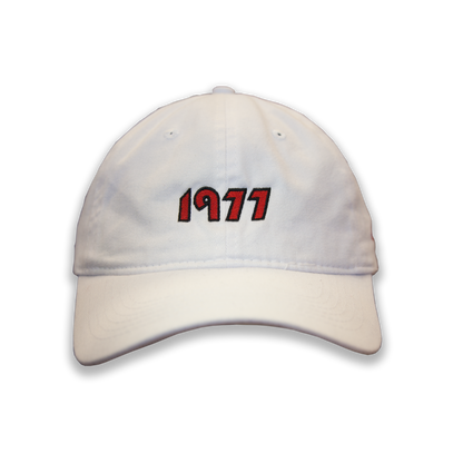 Almanac White 1977 Dad Hat