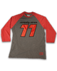TAB-112 / Red/Grey / Small