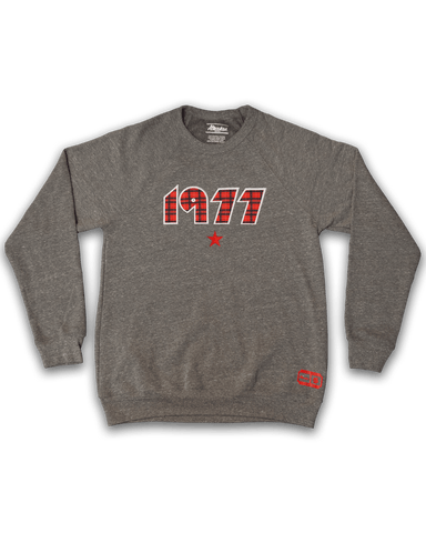 The Almanac Brand 1977 Portland Crewneck Sweatshirt (Plaid)