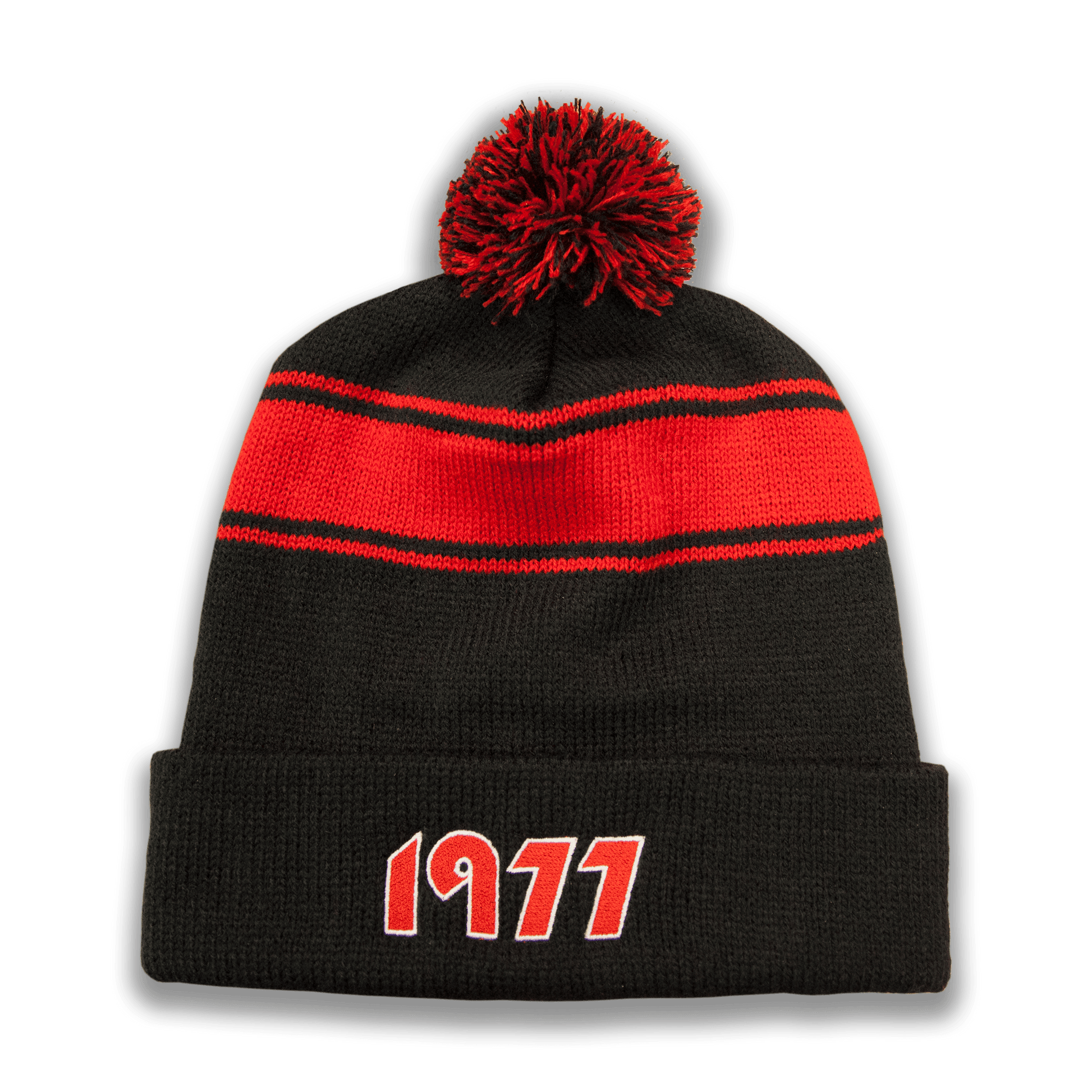 1977 Portland Stripe Pom Pom Beanie