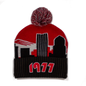 Almanac 1977 Portland Skyline Pom Beanie Cap